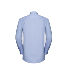 MEN'S LONG SLEEVE TAILORED HERRINGBONE SHIRT 5