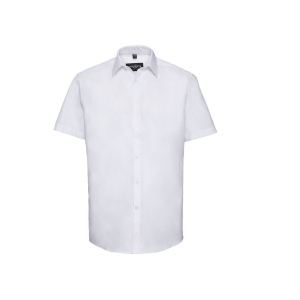 MEN'S SHORT SLEEVE TAILORED HERRINGBONE SHIRT 2