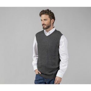Pull sans manche col V 8