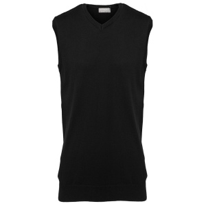 Pull sans manche col V 2