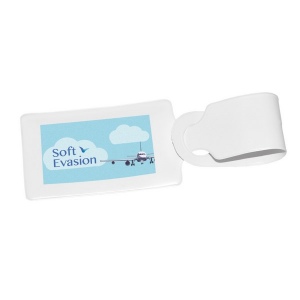 Etiquette bagage pvc standard (+Quadri numérique QV11)