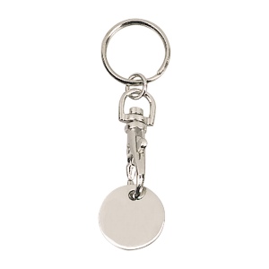 Porte-cles jeton metal lisse (+Gravure laser métal YA31)
