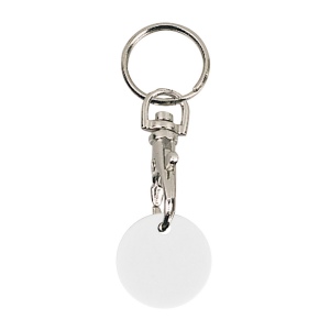 Porte-cles jeton plastique (+Tampographie TA41) 2