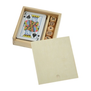 Coffret jeu de 54 cartes + des (+Tampographie TA21) 2