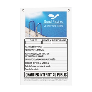 Panneau chantier 80x120 cm 3mm (+Quadri numérique QV11) 4