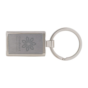 Porte-cles metal rectangle (+Gravure laser métal YA31) 8