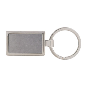 Porte-cles metal rectangle (+Gravure laser métal YA31)