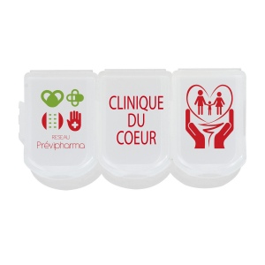 Pilulier 3 compartiments (+Quadri numérique QV11) 6