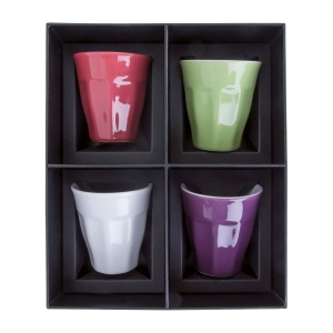 Set 4 tasses expresso 8cl (+Tampographie TA11)