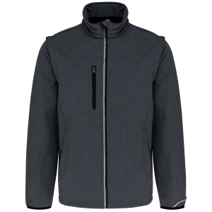 Veste softshell sport manches amovibles unisexe 5