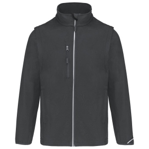 Veste softshell sport manches amovibles unisexe 4