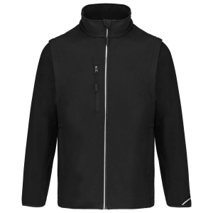 Veste softshell sport manches amovibles unisexe 2
