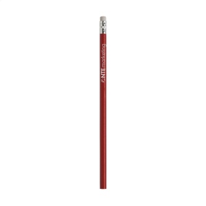 Crayon de bois (HB) non taillé avec gomme 4