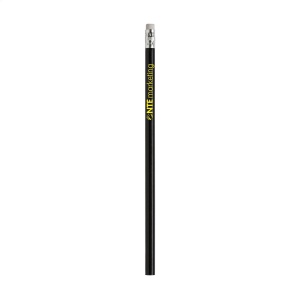Crayon de bois (HB) non taillé avec gomme 6