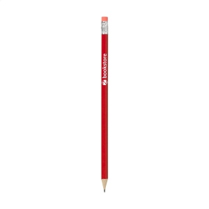 Crayon de bois taillé (HB) avec gomme 8