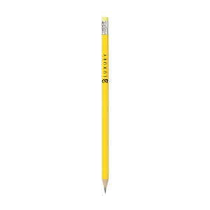 Crayon de bois taillé (HB) avec gomme 10