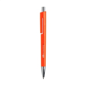 Stylo à encre bleue avec design unique : le corps et le clip ne forment qu'un, ce qui rend ce stylo spécial 8