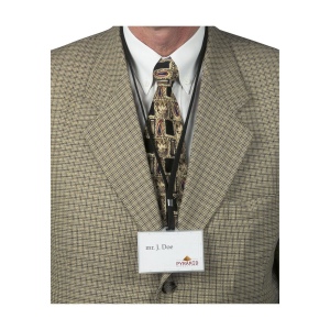 Porte-carte transparent avec cordelette (90 cm) 4