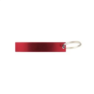 Porte-clés léger en aluminium avec décapsuleur 12