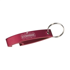 Porte-clés léger en aluminium avec décapsuleur 2