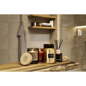 Bougie décorative parfumée Wooosh dans un bocal en verre magnifiquement poli fourni avec un couvercle en liège 3