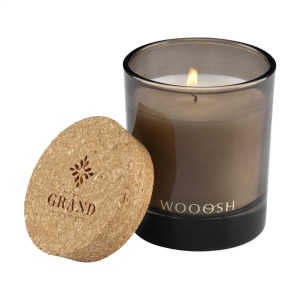 Bougie décorative parfumée Wooosh dans un bocal en verre magnifiquement poli fourni avec un couvercle en liège 4
