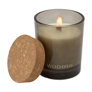 Bougie décorative parfumée Wooosh dans un bocal en verre magnifiquement poli fourni avec un couvercle en liège 2