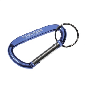 Mousqueton en aluminium avec porte-clés (ne convient pas pour l'escalade) 3