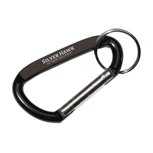Mousqueton en aluminium avec porte-clés (ne convient pas pour l'escalade) 2