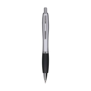 Stylo à encre bleue avec embout coloré antidérapant et clip en métal 18