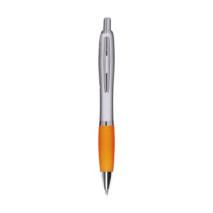 Stylo à encre bleue avec embout coloré antidérapant et clip en métal 19