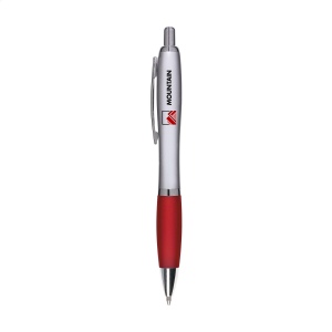 Stylo à encre bleue avec embout coloré antidérapant et clip en métal 4
