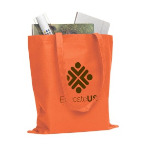 Sac shopping avec de longues anses en non-tissé (80 g/m²) : fibres synthétiques très légères mais solides 25