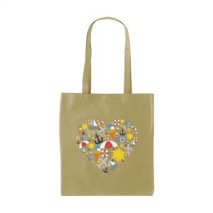 Sac shopping avec de longues anses en non-tissé (80 g/m²) : fibres synthétiques très légères mais solides 46