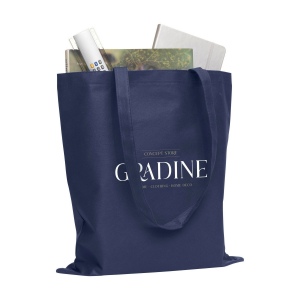 Sac shopping avec de longues anses en non-tissé (80 g/m²) : fibres synthétiques très légères mais solides 17