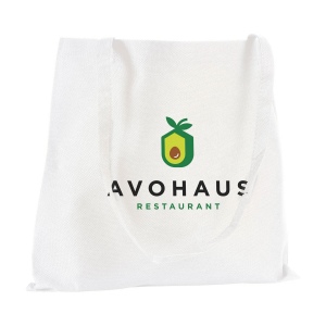 Sac shopping avec de longues anses en non-tissé (80 g/m²) : fibres synthétiques très légères mais solides 8