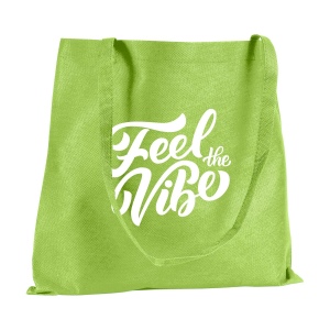 Sac shopping avec de longues anses en non-tissé (80 g/m²) : fibres synthétiques très légères mais solides 4