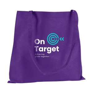 Sac shopping avec de longues anses en non-tissé (80 g/m²) : fibres synthétiques très légères mais solides 6