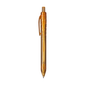 Stylo à bille à encre bleue avec un corps transparant, fabriqué en PET 100% recyclé 10