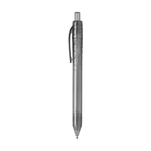 Stylo à bille à encre bleue avec un corps transparant, fabriqué en PET 100% recyclé 13