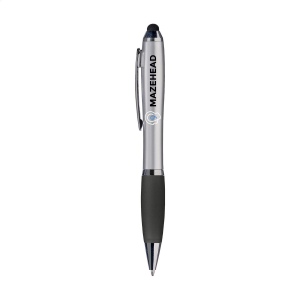 Stylo à encre bleue avec embout/pointeur coloré en caoutchouc pour écrans tactiles (comme l'iPhone/iPad) 3