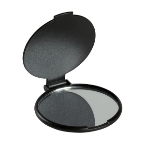 Miroir dans un support en matière synthétique avec couvercle de protection 4