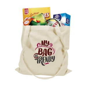Sac shopping, tissage solide, 100% coton (135 g/m²)