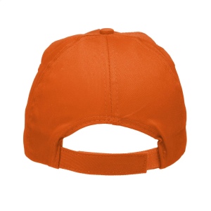 Casquette baseball en 100% coton avec visière préformée et fermeture réglable par bande auto-agrippante 22