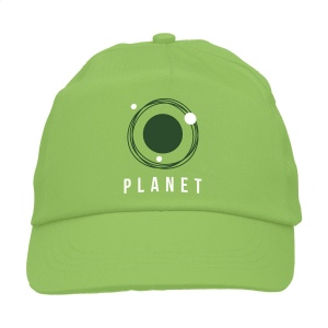 Casquette baseball en 100% coton avec visière préformée et fermeture réglable par bande auto-agrippante 26