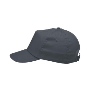 Casquette baseball en 100% coton avec visière préformée et fermeture réglable par bande auto-agrippante 34