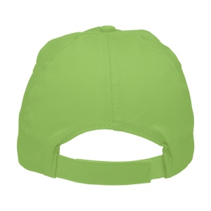 Casquette baseball en 100% coton avec visière préformée et fermeture réglable par bande auto-agrippante 36