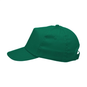 Casquette baseball en 100% coton avec visière préformée et fermeture réglable par bande auto-agrippante 37