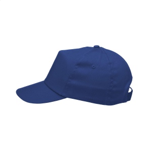 Casquette baseball en 100% coton avec visière préformée et fermeture réglable par bande auto-agrippante 38