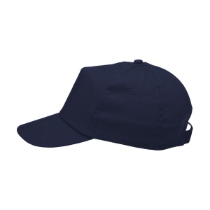 Casquette baseball en 100% coton avec visière préformée et fermeture réglable par bande auto-agrippante 39
